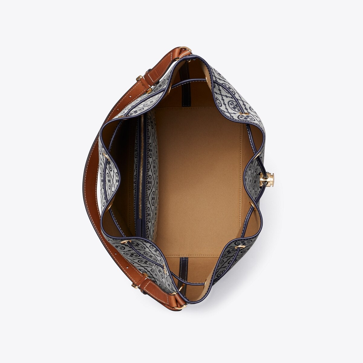 T Monogram Oversized Bucket Bag: Women