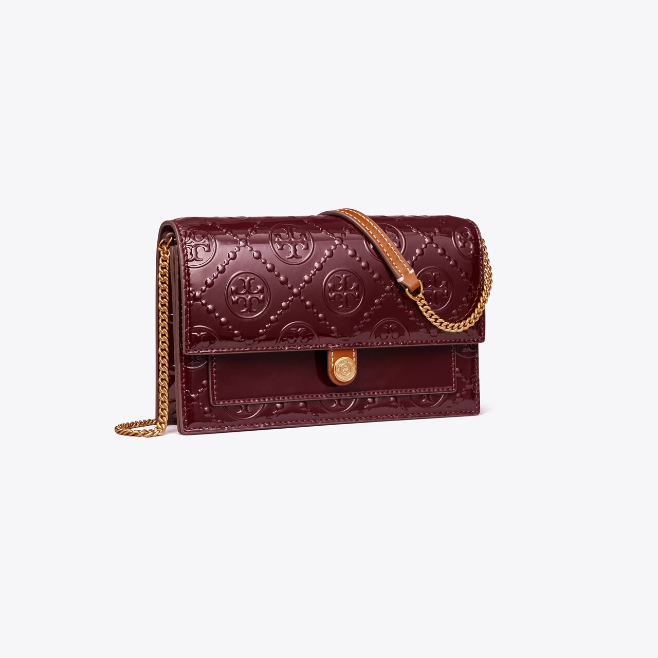 leather embossed monogram wallet