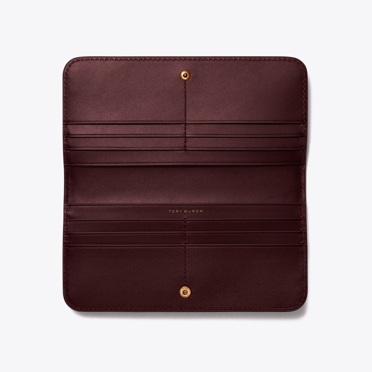 T Monogram Patent Embossed Zip Slim Wallet: Women's Designer