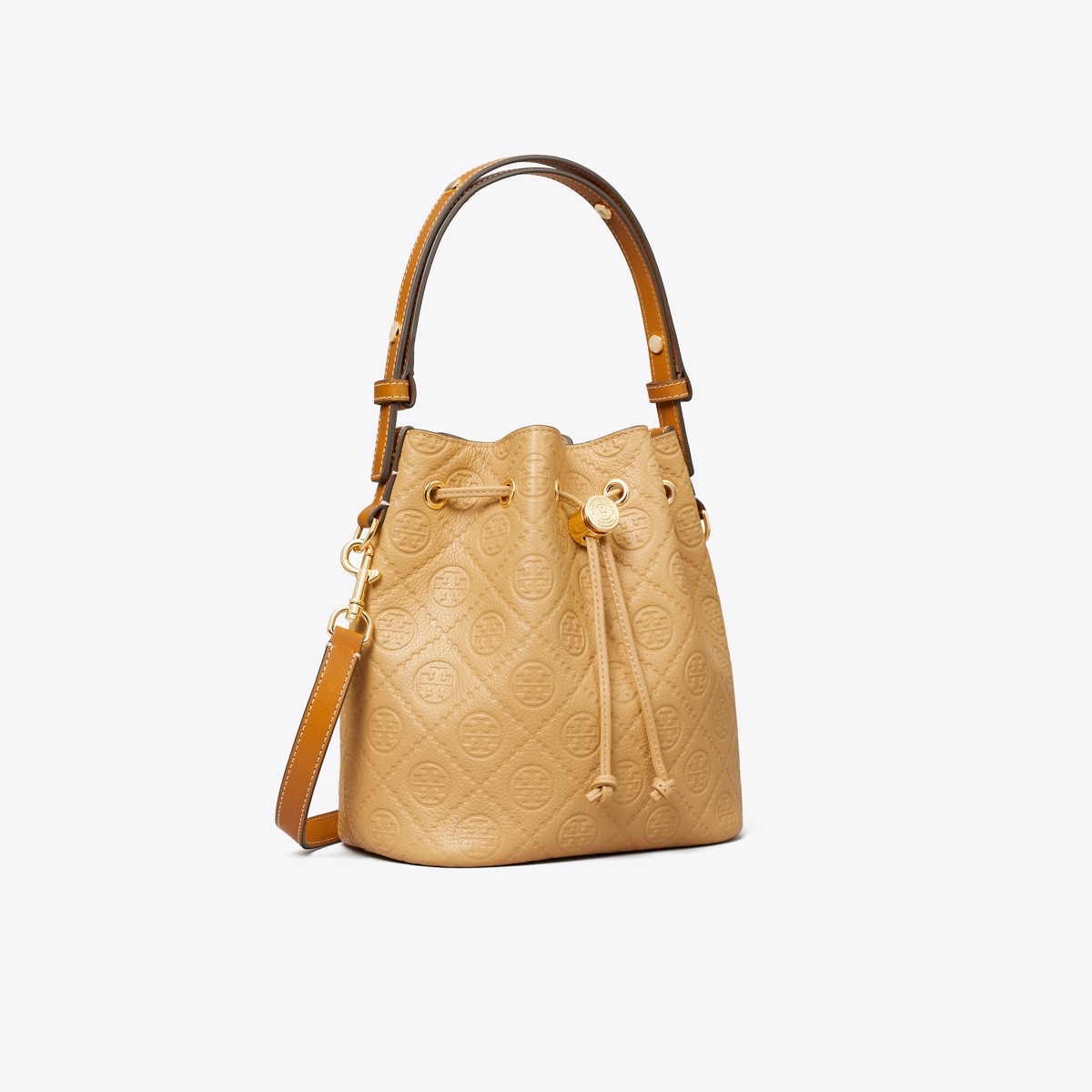【TORY BURCH】Tモノグラム ラフィア バケットバッグ Tモノグラム ラフィア バルーンバッグ: レディース ホーボー