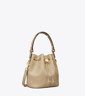 Tモノグラム デニム バケットバッグ: レディース クロスボディ