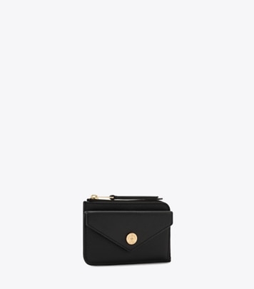 TORY BURCH モノグラムジップカードケース おしゃれ☆Tory Burch Tモノグラム ジップカードケース ロゴ
