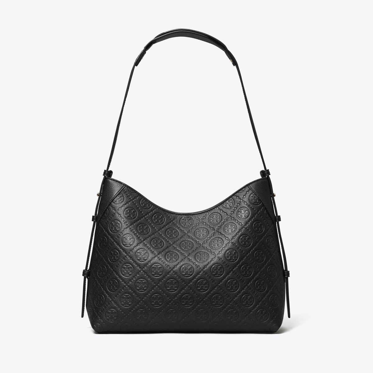ショルダーバッグ・ポシェット TORY BURCH Women Shoulder Bags 164799001 Black Robinson Spazzolato Shoulder Bag: Women's Designer Shoulder