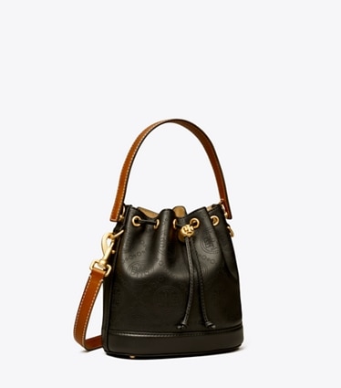 Fleming Soft Straw Mini Bucket Bag: Women's Designer Crossbody Bags | Tory  Burch