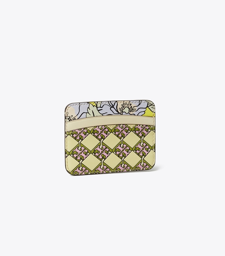 T Monogram Printed Card Case: Women's Wallets & Card Cases | Card 