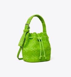ショルダーバッグ・ポシェット RAFFIA T-MONOGRAM BUCKET BAG T Monogram Raffia Bucket Bag: Women's Designer Crossbody