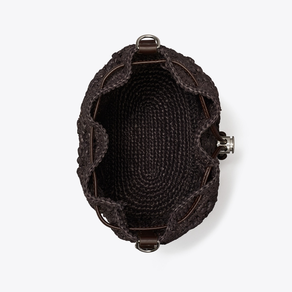 【Tory Burch】T Monogram Raffia Bucket Bag ◆国内発送◆ t-monogram-raffia-bucket-bag-