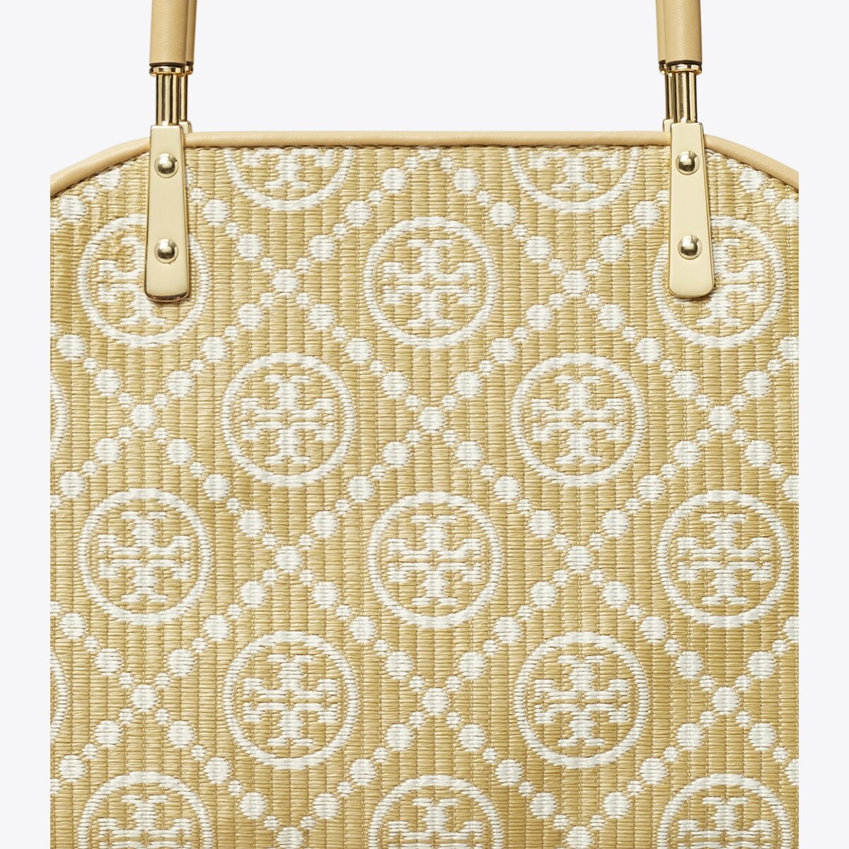 【TORY BURCH】RAFFIA T MONOGRAM TOTE BAG Tory Burch T Monogram Raffia Square Tote | Shopbop