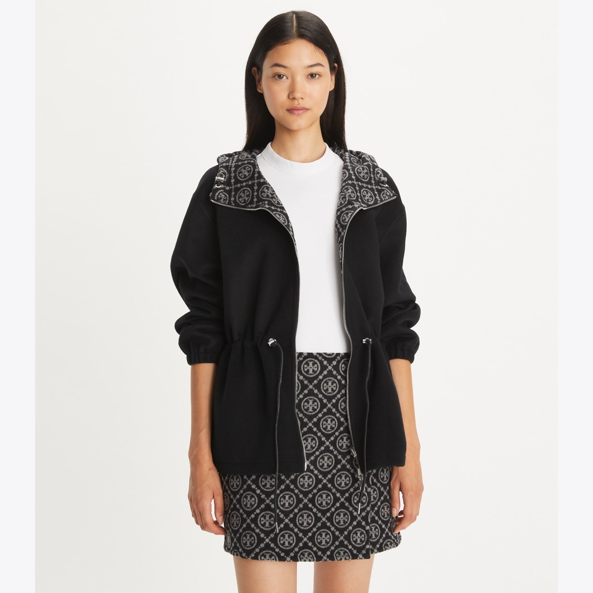 T MONOGRAM REVERSIBLE JACQUARD ANORAK - thumbnail 2