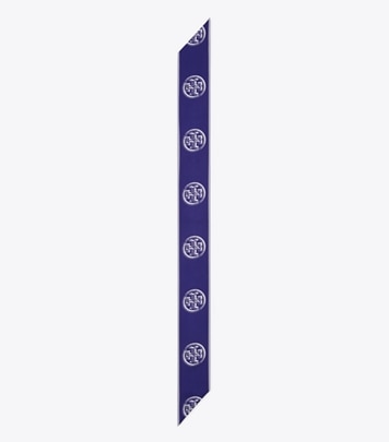 T Monogram Ribbon Tie : Women's Designer Scarves | Tory Burch