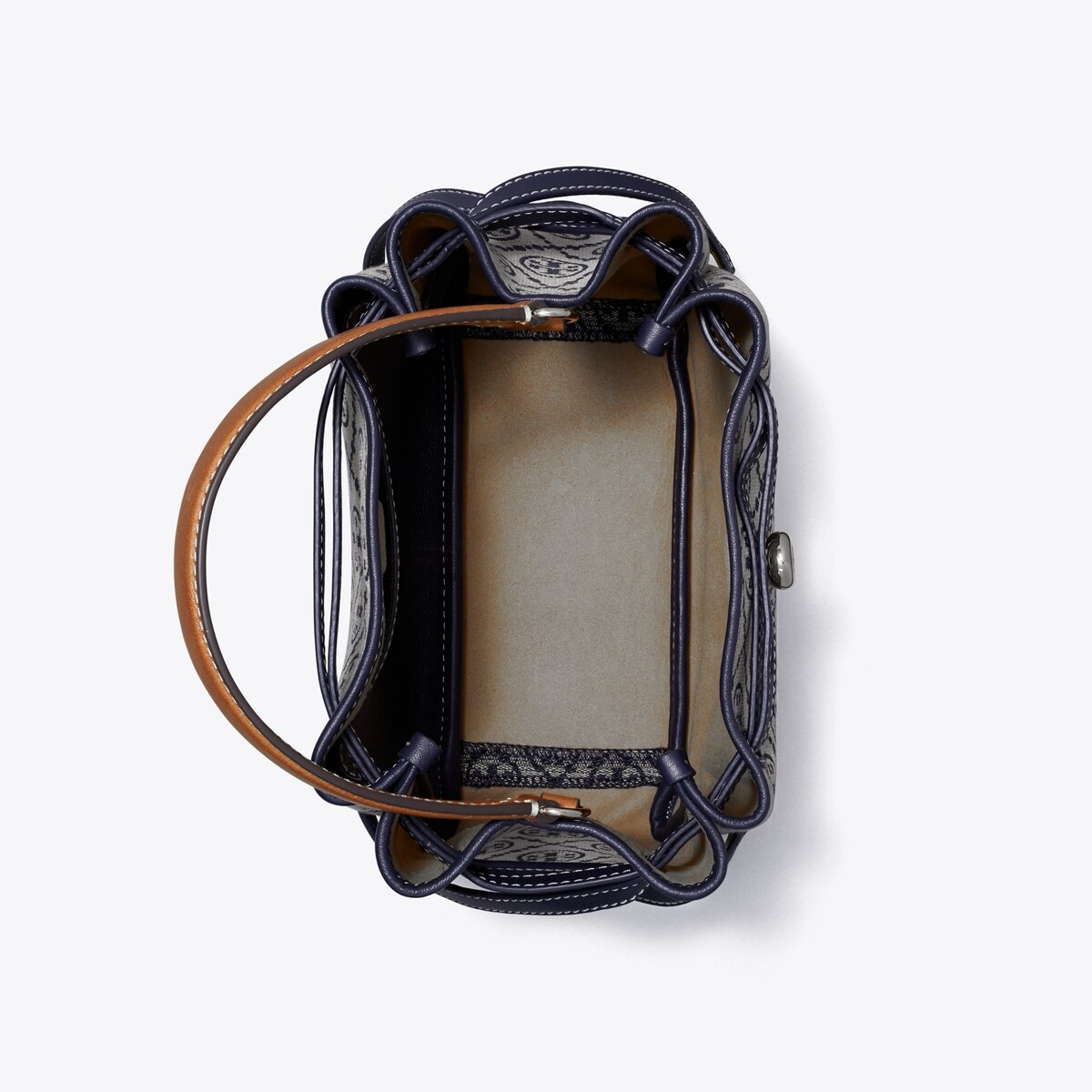 T Monogram Romy Bucket Bag: Women's Designer Crossbody Bags | Tory