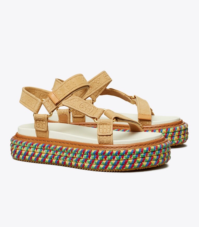 T Monogram Rope Sport Sandal: Women's Designer Espadrilles