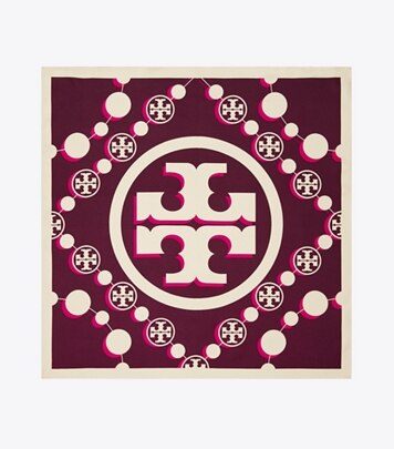 monogram-jacquard silk-blend scarf – Suit Negozi Row