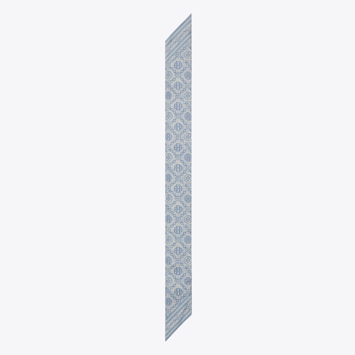 TORY BURCH T MONOGRAM RIBBON TIE HEAD SCARF NWT T Monogram Oblong Scarf: Women main image 4