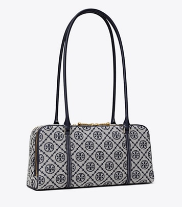 国内買付【Tory Burch】Tモノグラム スモールジップトート Tモノグラム スモールジップトート: レディース トートバッグ