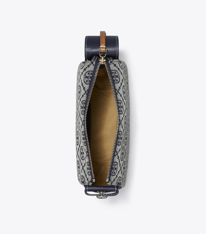 TORY BURCH Tモノグラム ウェビングストラップ T Monogram Webbing Strap: Women's Wallets & Card Cases