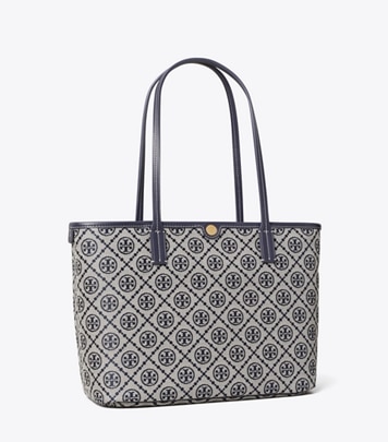 Tory Burch モノグラム　ハンドバッグ Small T Monogram Zip Tote: Women's Handbags | Tote Bags | Tory