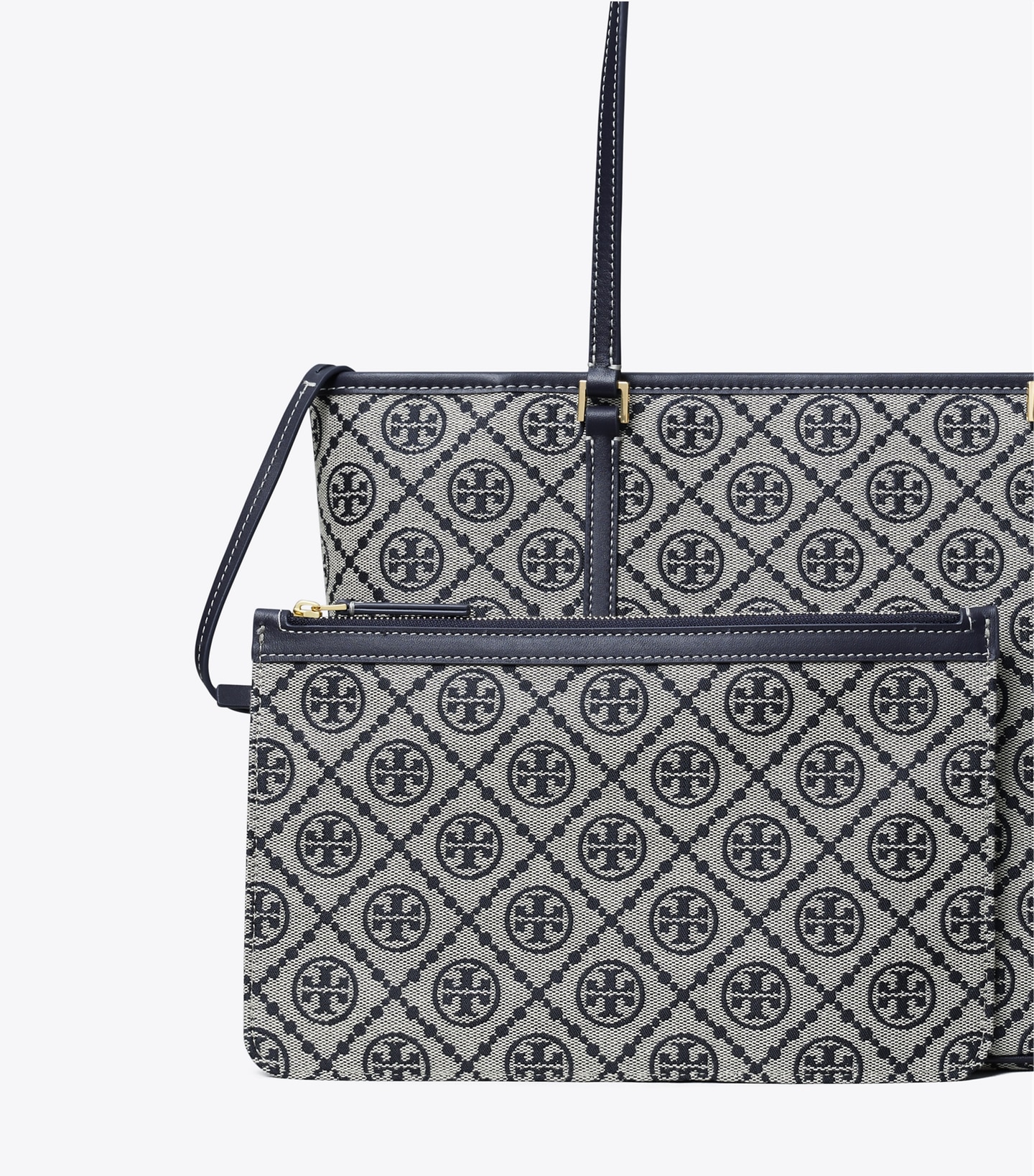 T Monogram Small Zip Tote