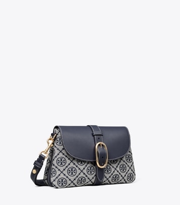 T Monogram Coated Jacquard Small Zip Tote: Women's Designer Tote