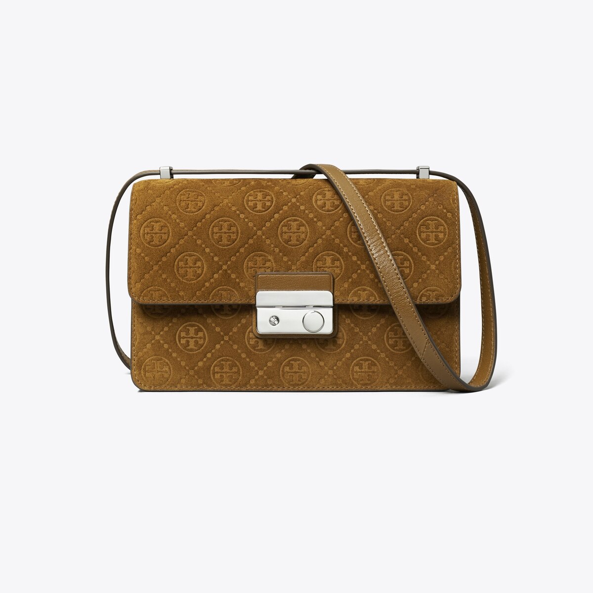 ★Tory Burch★ [TOZ] SS23 Shoulder Bag XBWTSTE0400 XPRM027 Robinson Floral Metallic Rectangular Shoulder Bag: Women's
