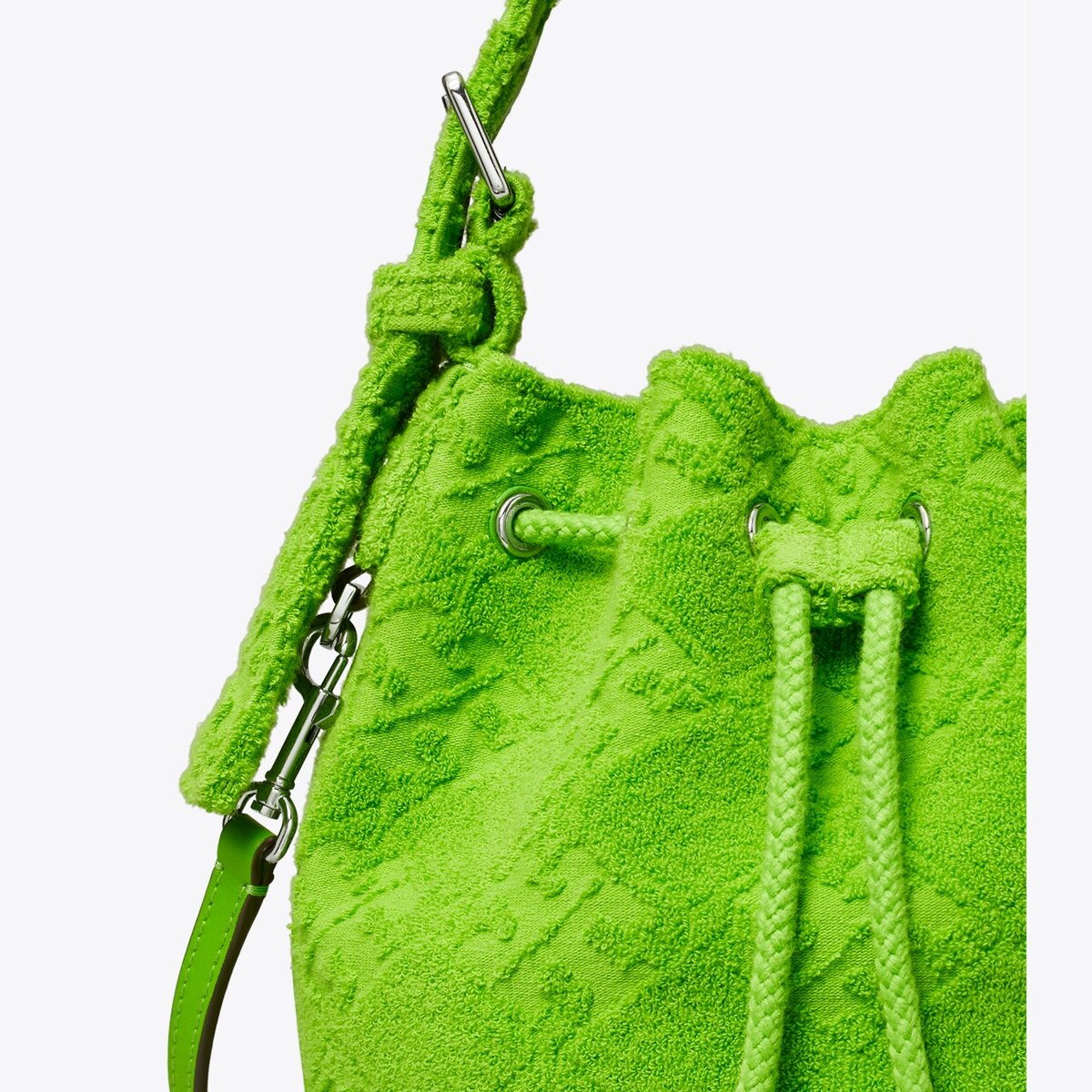 ショルダーバッグ・ポシェット depound Striped Terry Bag Green DP2436BG038MGNXX Multi Patch Shoulder Bag, Vegan Leather with Denim Look, Cat