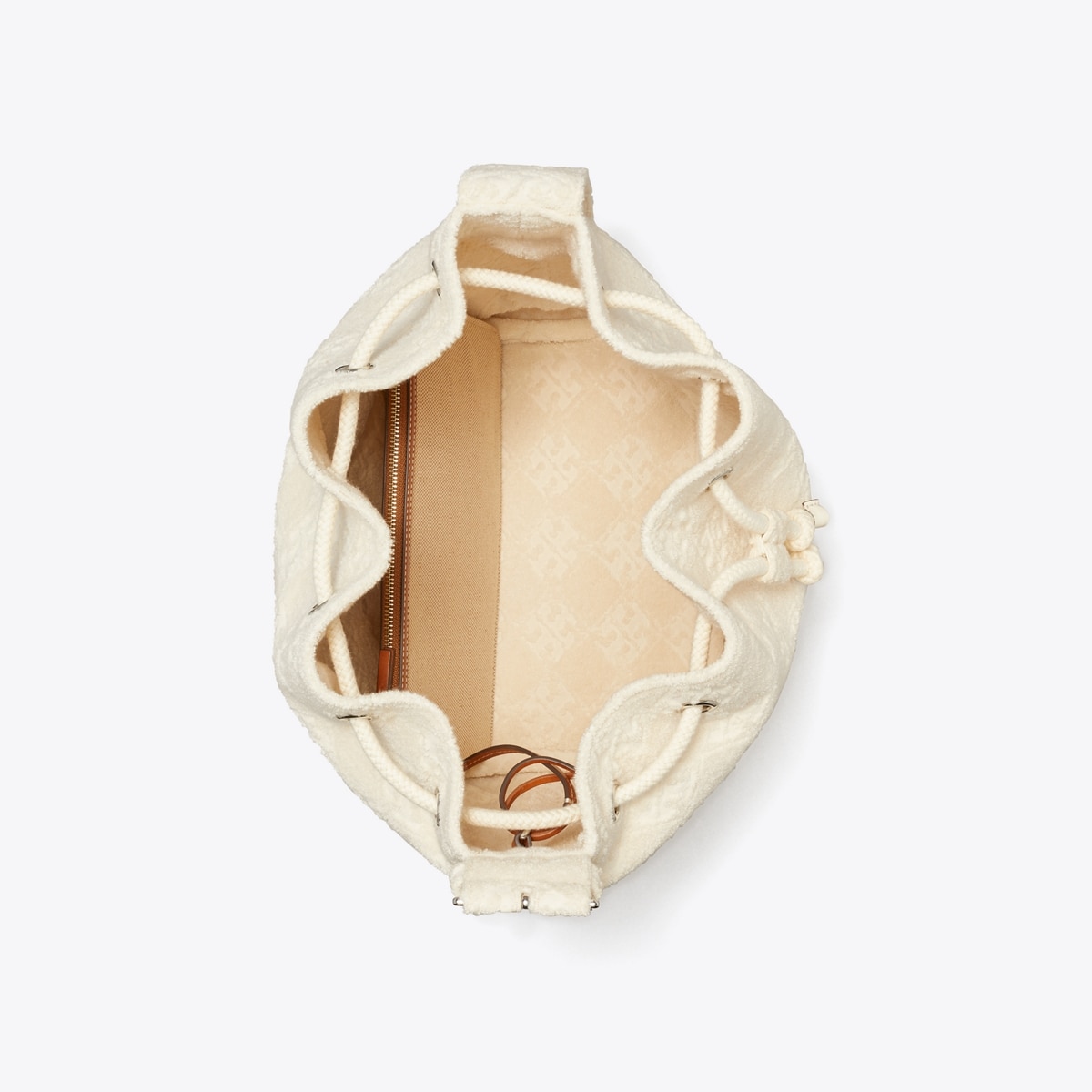 T Monogram Terry Oversized Bucket Bag: Women's Designer Hobo