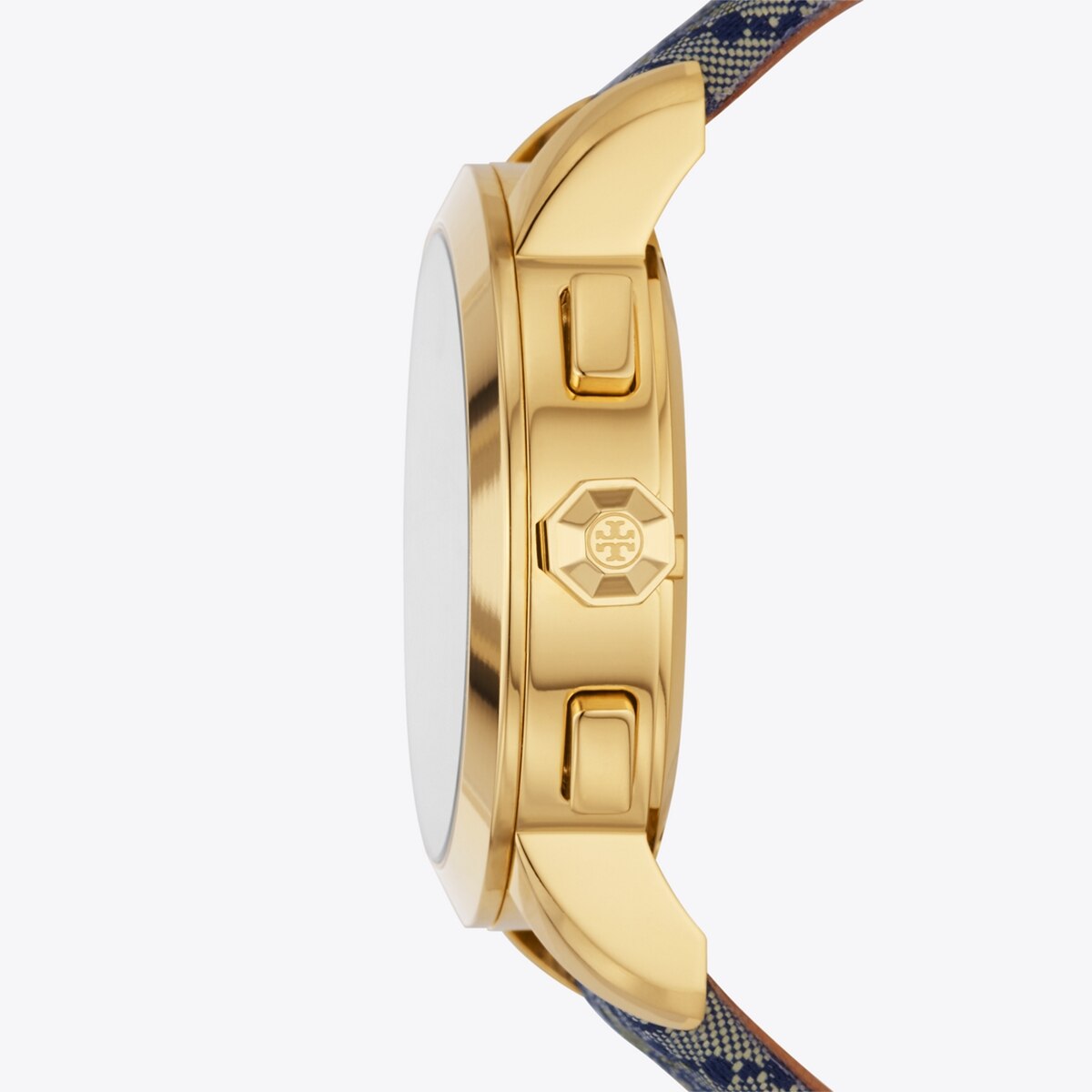 Tory Burch Women's outlets TRB4003 Gold/Navy Watch