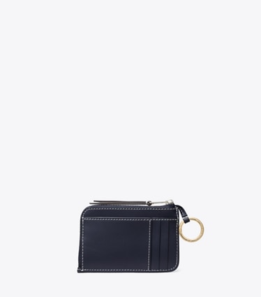 TORY BURCH ブラック カードケース TORY BURCH トリーバーチ Ella エラ BIO ZIP CARD CASE バイオ ジップ