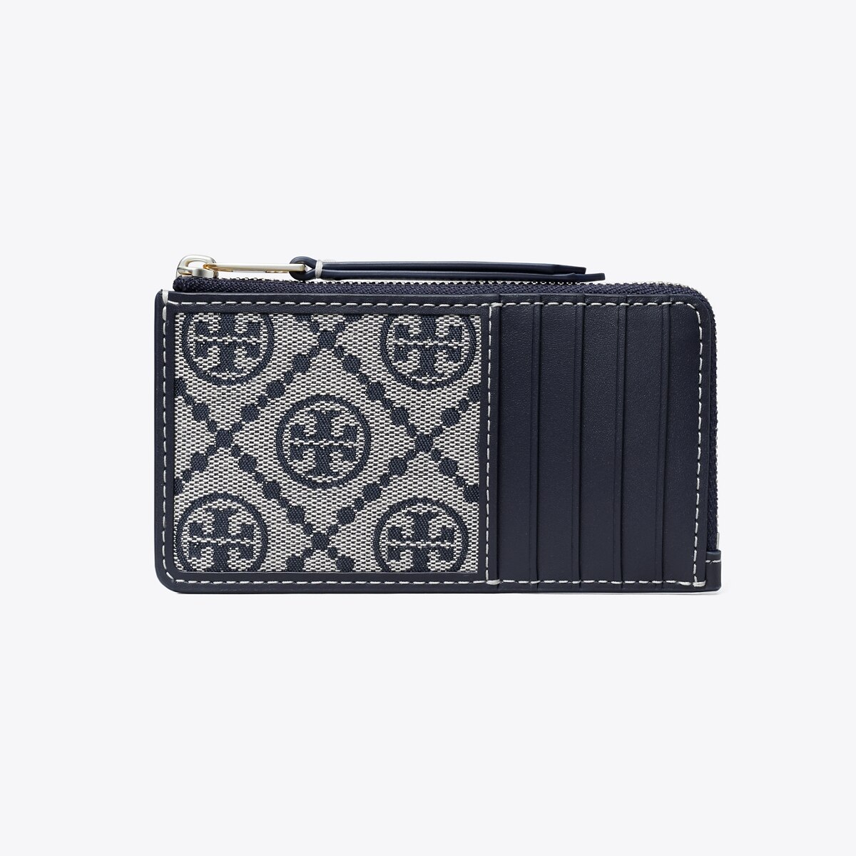 Tory Burch hot Geo Logo Block Card Case