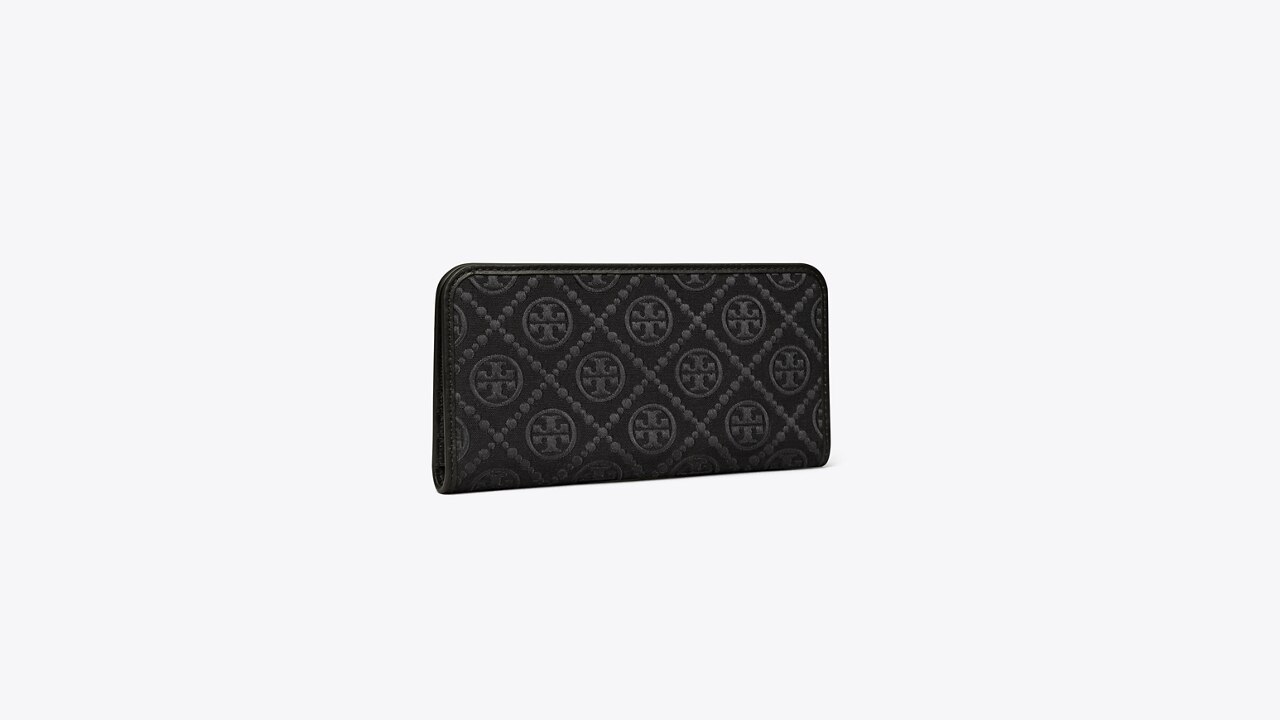 Slender Wallet - Luxury Monogram Other Canvas Black