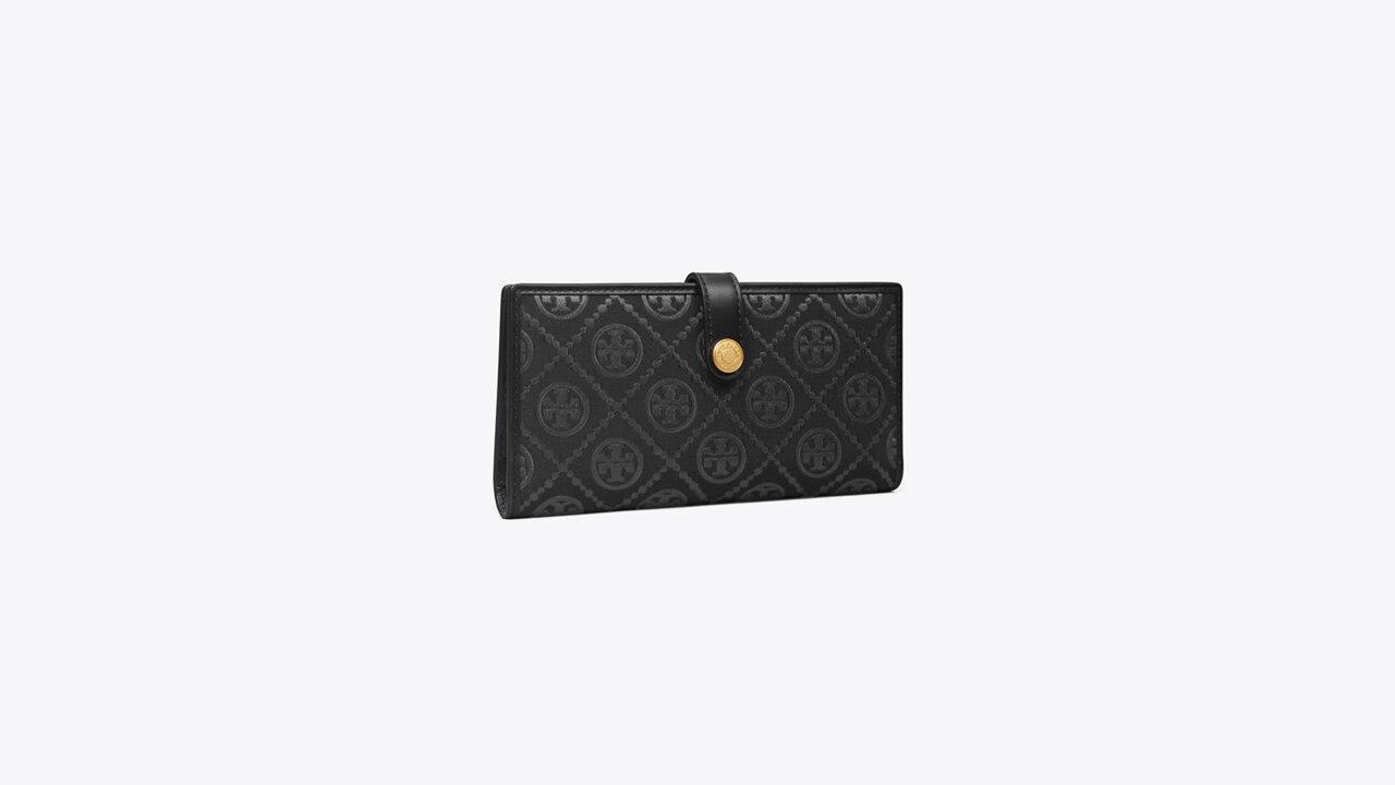 T Monogram Zip Slim Wallet Women s Wallets Card Cases Wallets