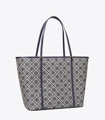 T Monogram Zip Tote: Women's Designer Tote Bags | Tory Burch