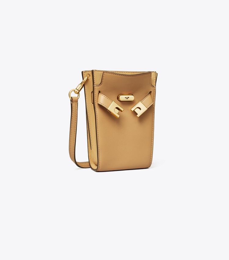 Tory Burch designer mini bags T Phone Crossbody in Macadamia angle