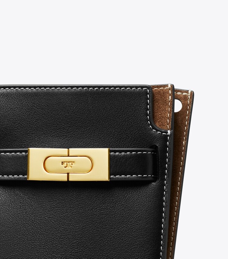 Tory Burch designer mini bags T Phone Crossbody in Black detail
