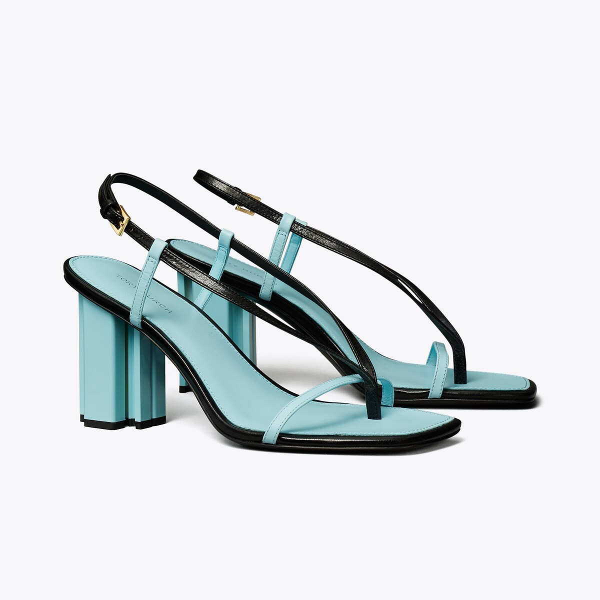 T Stamp Heel: Women's Designer Sandals | Tory Burch