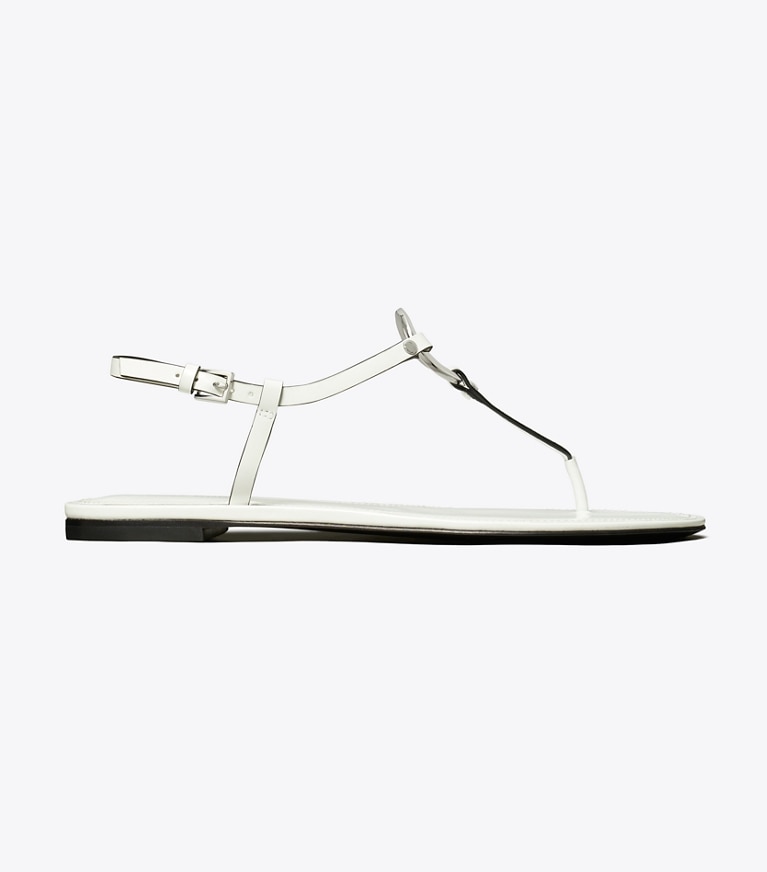 Tory Burch designer sandals T-Strap Sandal in BIANCO angle
