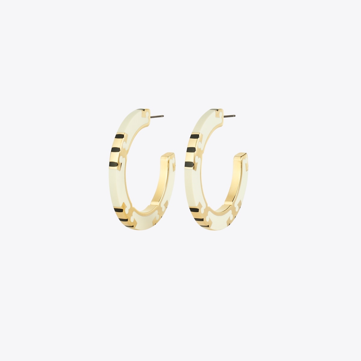 【NY発祥 TORY BURCH】Round T logo ピアス NY発祥 TORY BURCH】Round T logo ピアス