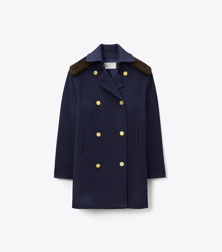Tailored Wool Coat by Tory Burch