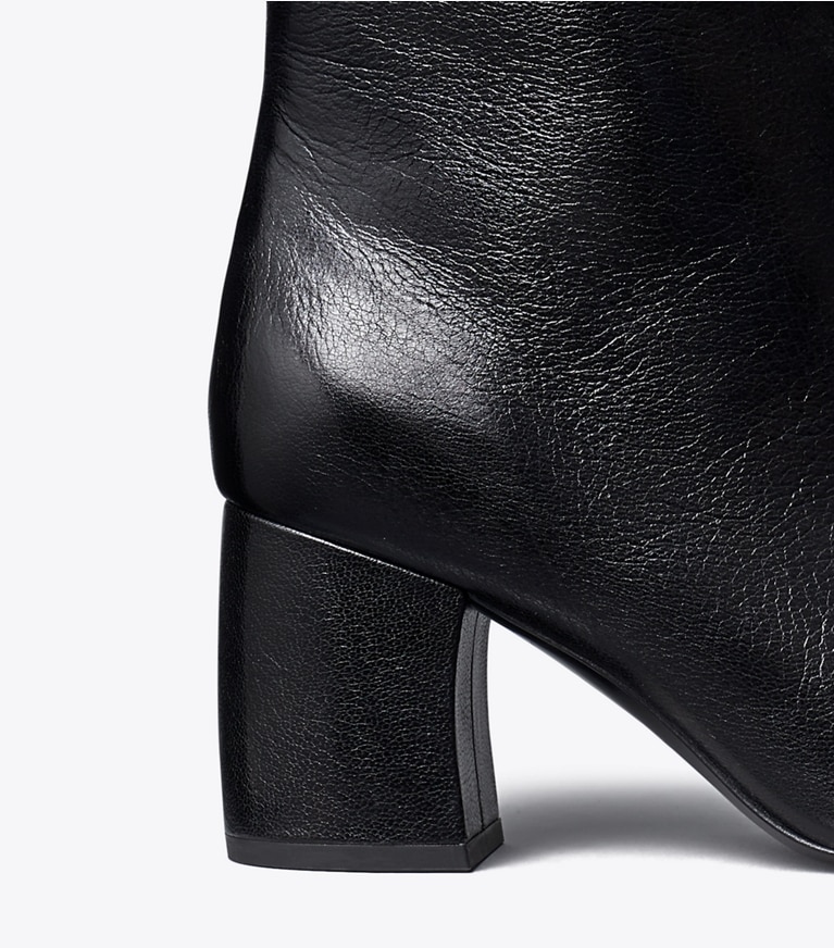 Tory Burch designer boots Tall Banana Boot in PERFECT BLACK angle