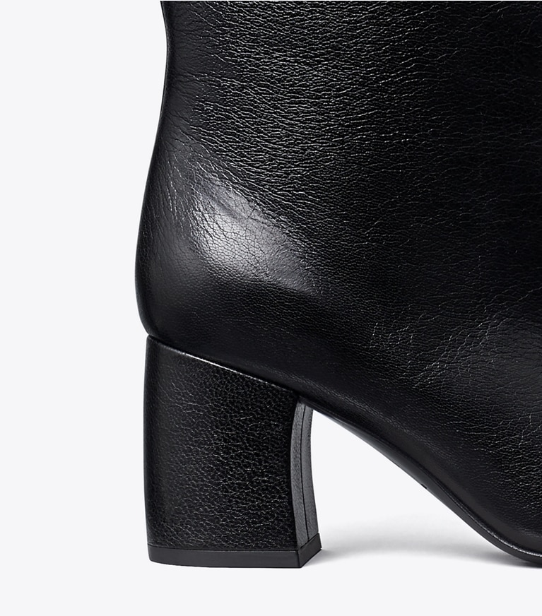 Tory Burch designer boots Tall Banana Boot in PERFECT BLACK angle
