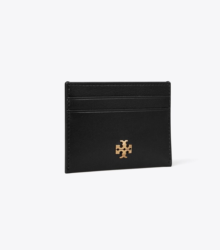 Tory Burch diseñador tarjeteros Tarjetero Charlie en Black ángulo
