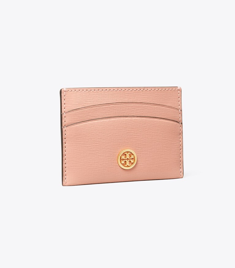 Tory Burch diseñador tarjeteros Tarjetero Robinson en Pink Moon ángulo