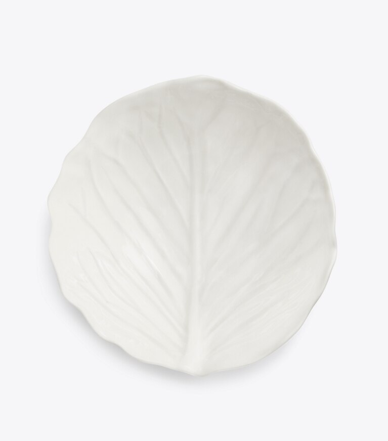 Tory Burch diseñador artículos de mesa & cristalería Tazón para sopa de vajilla con borde ondulado, set de 4 en White vista superior