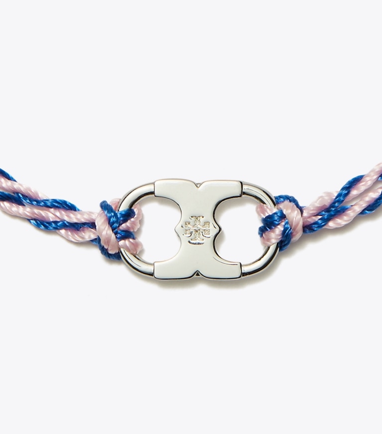 Tory Burch designer bracelets TB x BonBon Embrace Ambition Bracelet in BonBon Pink front
