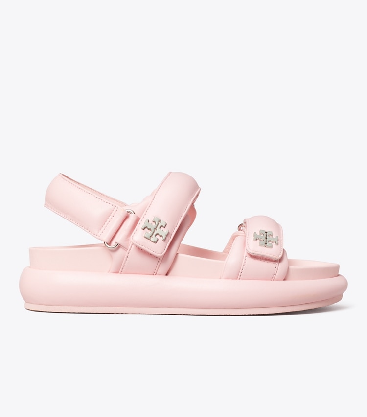 Tory Burch designer sandales TB x BonBon Kira Sport Padded Sandal in STRAWBERRY MARSHMALLOW side