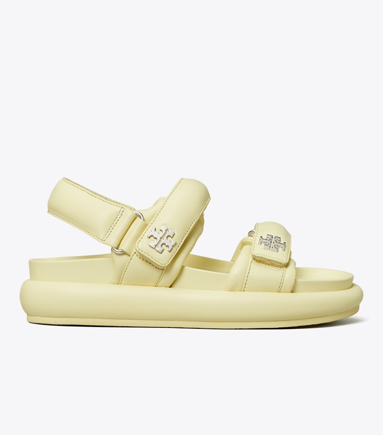 Tory Burch designer sandals TB x BonBon Kira Sport Padded Sandal in BANANA MARSHMALLOW side
