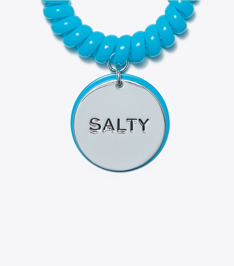 Tory Burch designer bracelets TB x BonBon Locker Room Bracelet in Cotton Candy detail