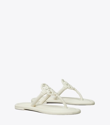 Tory Burch designer sandals TB x BonBon Miller Padded Sandal in VANILLA MARSHMALLOW angle