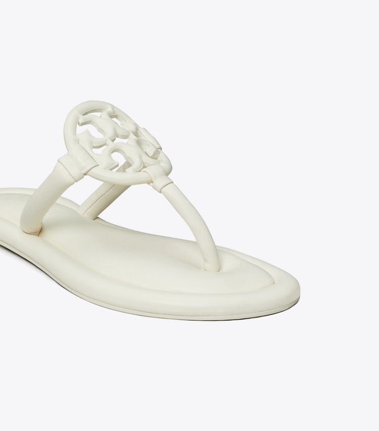 Tory Burch designer サンダル TB x BonBon ミラー パデッド サンダル in VANILLA MARSHMALLOW ディテール