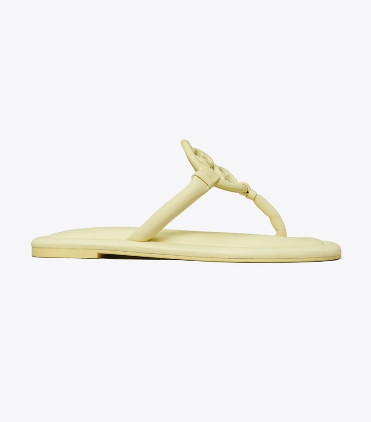 Tory Burch designer sandals TB x BonBon Miller Padded Sandal in BANANA MARSHMALLOW side